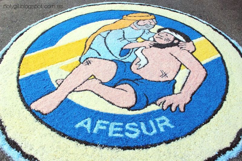 alfombra de sal