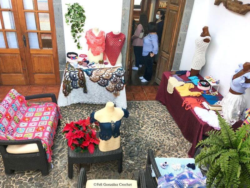 Exposición de Fefi González Crochet en La Tiendita