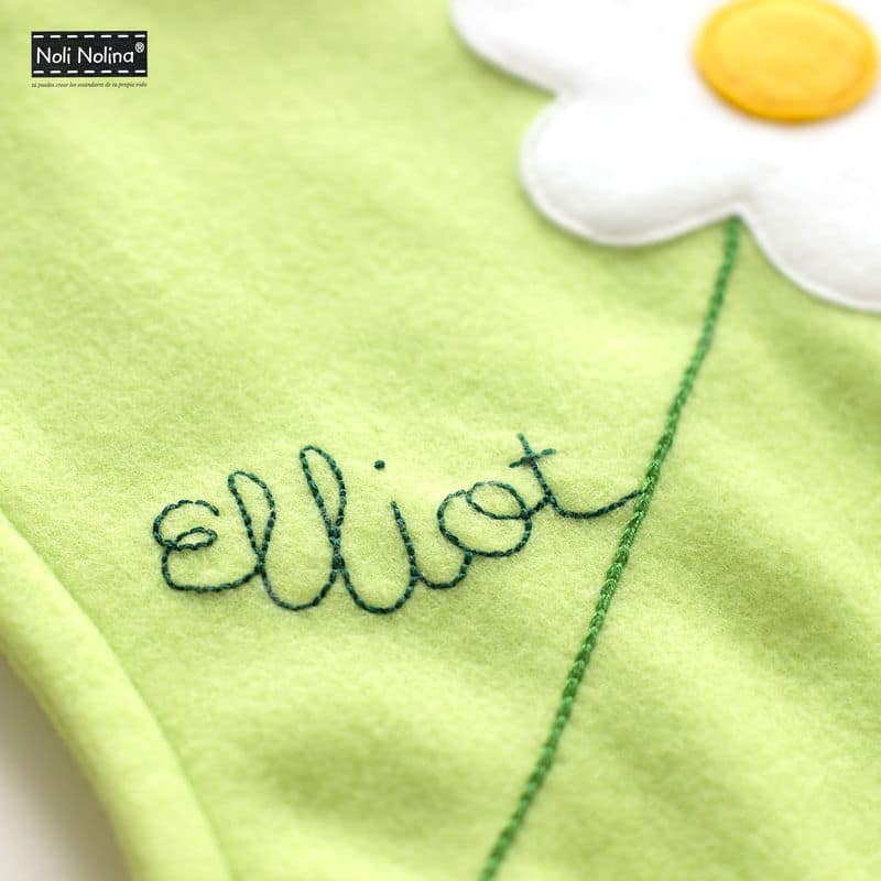 nombre bordado Elliot