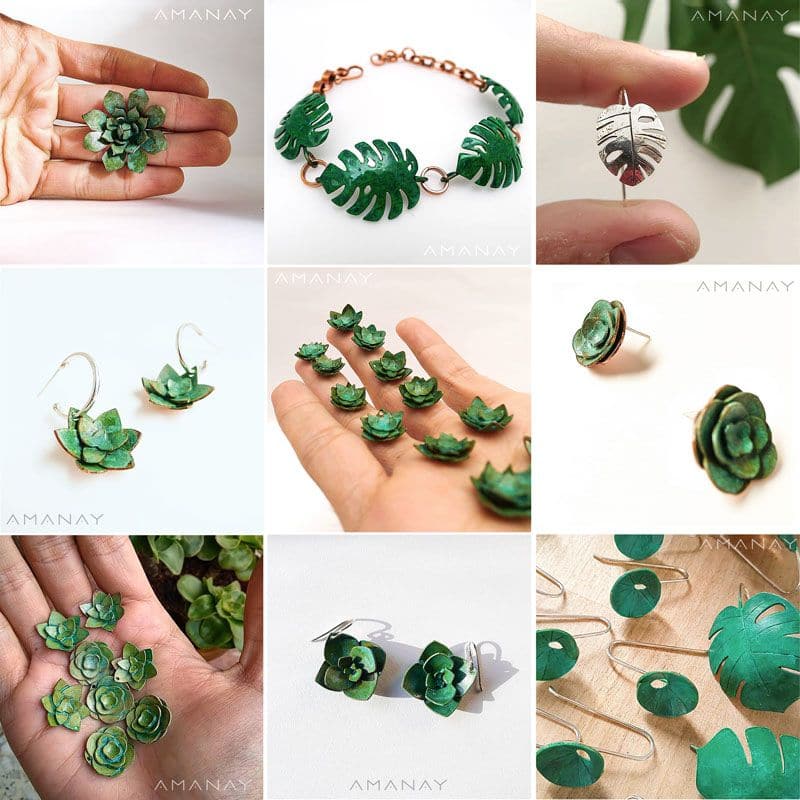 Mosaico hojas Amanay