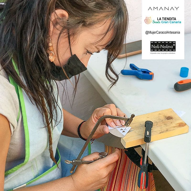 Iniciación a la joyería en metal AMANAY MujerCaracolArtesania