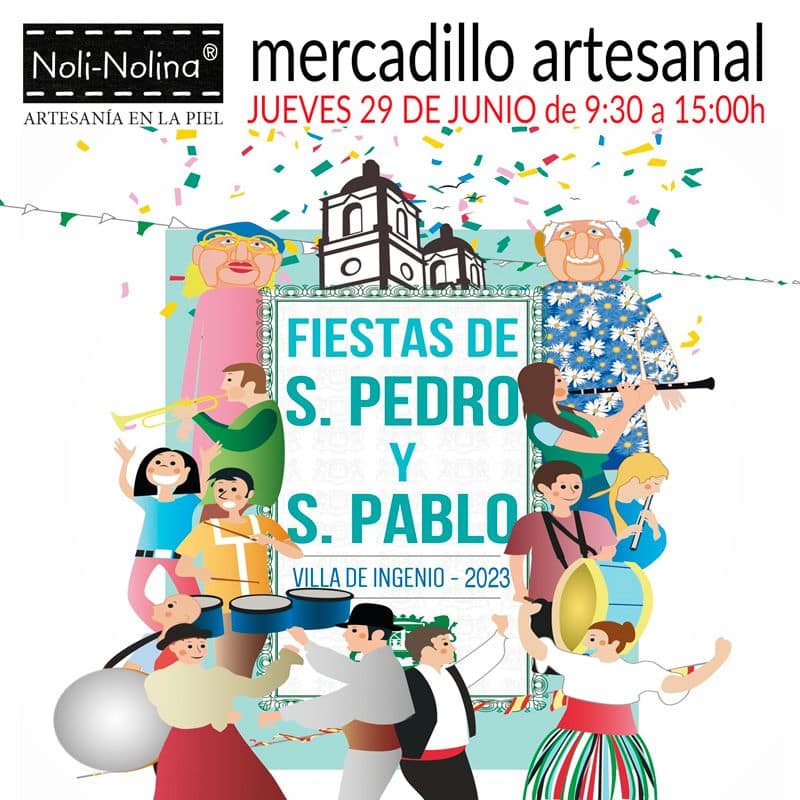 cartel mercadillo artesanal