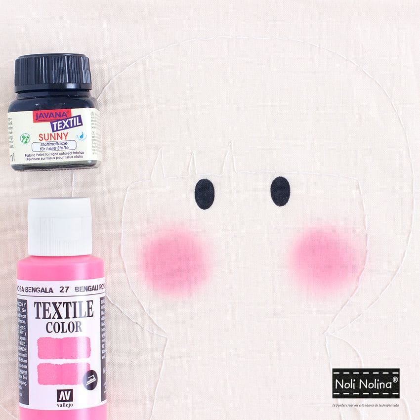 Pintura Textil Carita Adriana