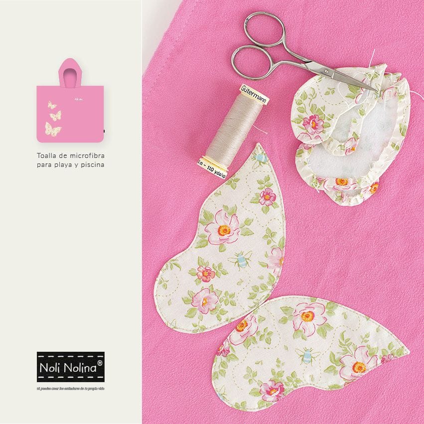 Coser apliques toalla Adriana