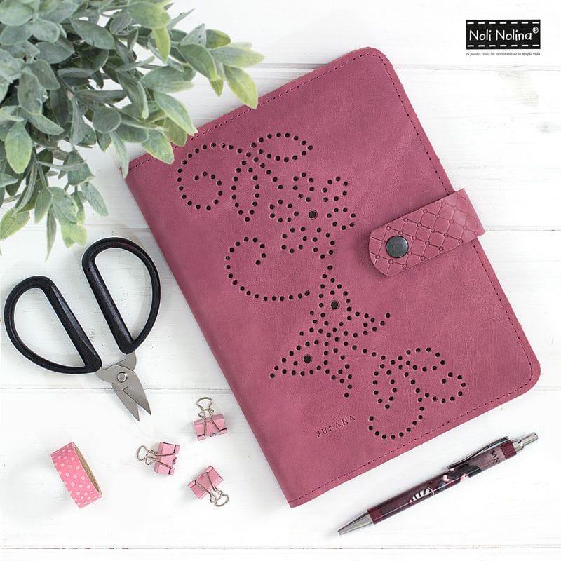 funda de piel para block