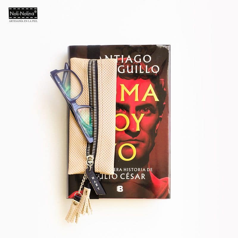 Estuche de lápices o gafas con elástico para libro, carpeta o block 