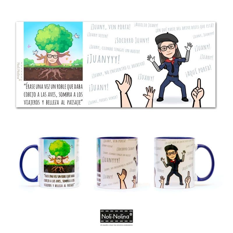 taza emoji docente de formaciones transversales