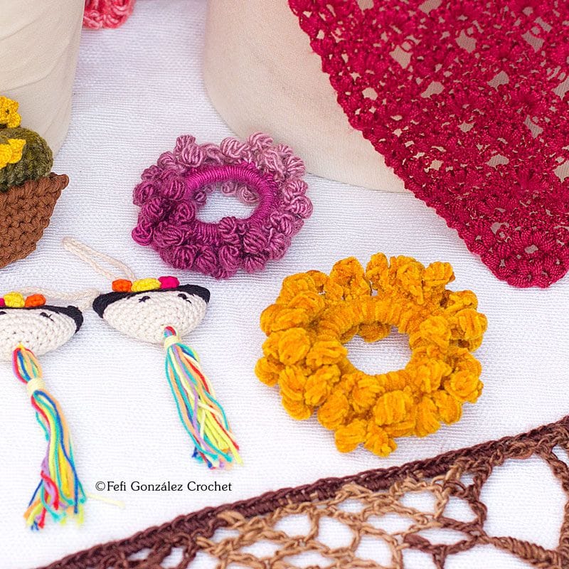 coleteros realizados por Fefi González Crochet