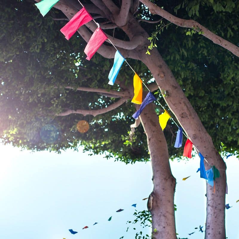 Banderines de las fiestas